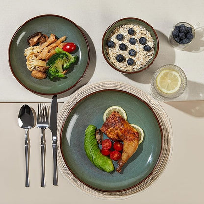 Stoneware Dinnerware Sets Service - Image 5