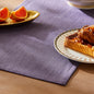Rustic Cotton Linen Table Runner, 13x108 Inches Purple | Farmhouse Style Linen by ZEEMARTONLINE