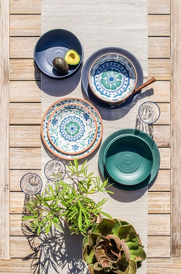 Matte Artisan 10.5'' Durable Planta Dinner Plates, Shatter-Resistant and - Image 6