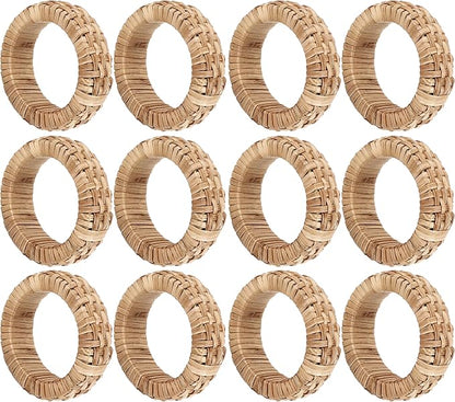 ALPHA Living HOME Decorative Napkin Rings Set of 12 by ALPHALivingHOME