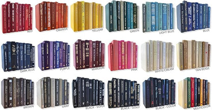 Real Books by Color® (Set of 9, Blue) Decorative Bookshelf Home Decor Shelf Styling Photo Prop