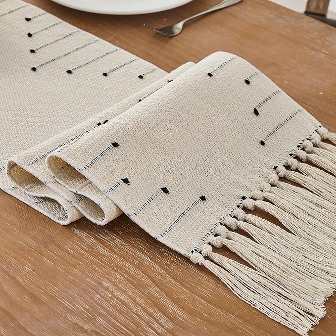 Table Runner 72 Inches Long, Boho Style - Image 5