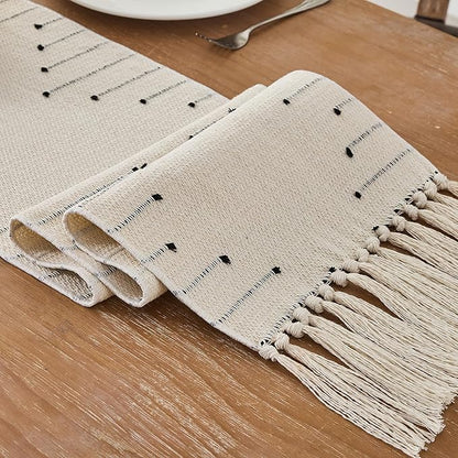 Table Runner 72 Inches Long, Boho Style - Image 5