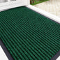 OLANLY Front Door Mat Indoor Outdoor Entrance, Waterproof Heavy Duty Doormat, Fade Resistant, Low Profile, Easy Clean Patio Porch Welcome Floor Mats for Entry, 35x23, Green