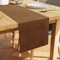 Encasa XO Table Runner, Embossed Velvet, Elegant 13"x72" | Coffee, 175 GSM by EncasaXO