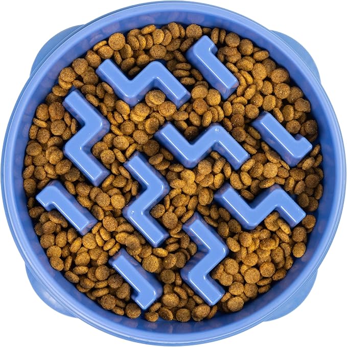 Outward Hound Fun Feeder Slo Bowl – Large 4‑Cup Capacity, Slow Feeding by OutwardHound