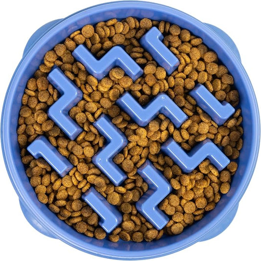Outward Hound Fun Feeder Slo Bowl – Large 4‑Cup Capacity, Slow Feeding by OutwardHound