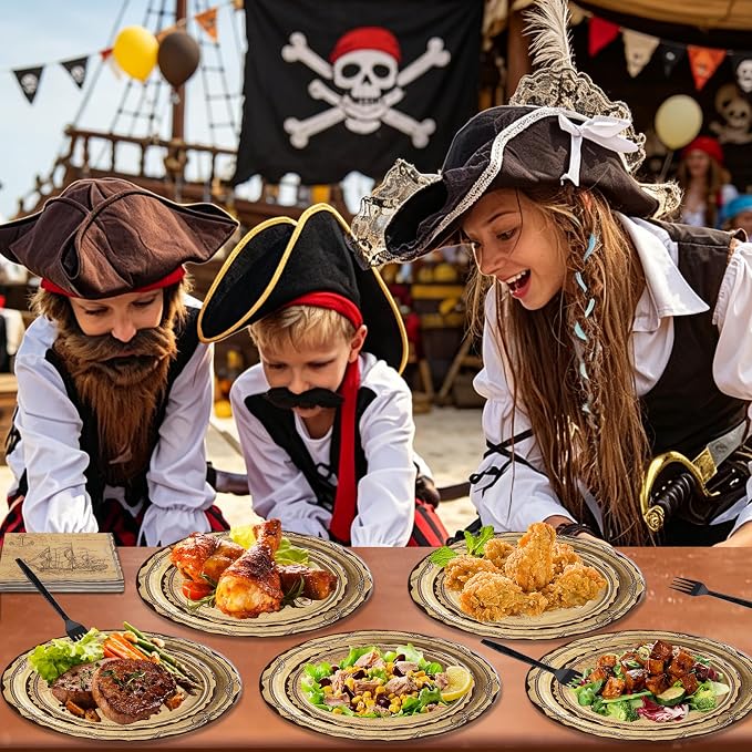 100 Pcs Disposable Pirate Tableware Set - Image 5