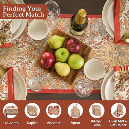 Maison d' Hermine Table Runner 100% Cotton 14.50" x 108" | Table Runners 108 - Image 4