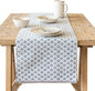 Over&Back 18x108 Hand-Blocked Printed Cotton Table Runner by overback
