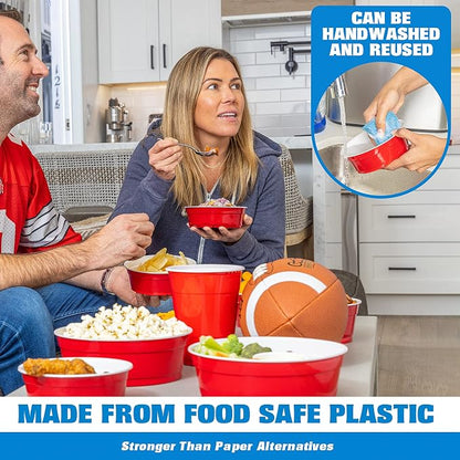 GoBig Red Party Cup Bowls - Image 5