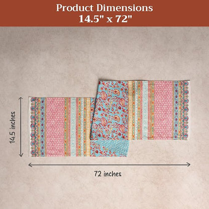 Maison d' Hermine Table Runner 100% Combed Cotton 14.5"x72" | Table Runners 72 - Image 5