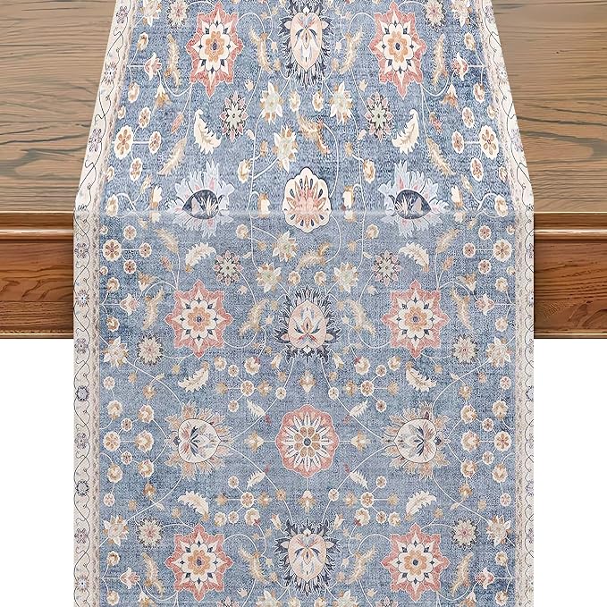 Snycler Table Runner Boho Table Runners Vintage Elegant Farmhouse Table Center by Snycler