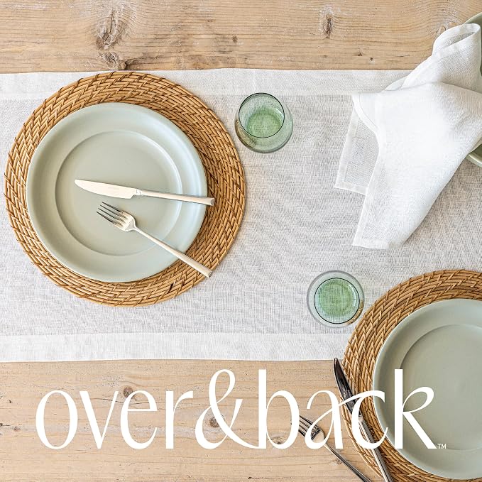 Over&Back 18x90 Washed 100% Linen Table Runner - Image 8