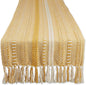 DII Farmhouse Braided Stripe Table Runner Collection, Honey Gold by DII