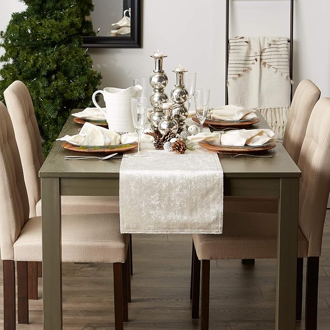DII Velvet Collection Tabletop, Table Runner - Image 8