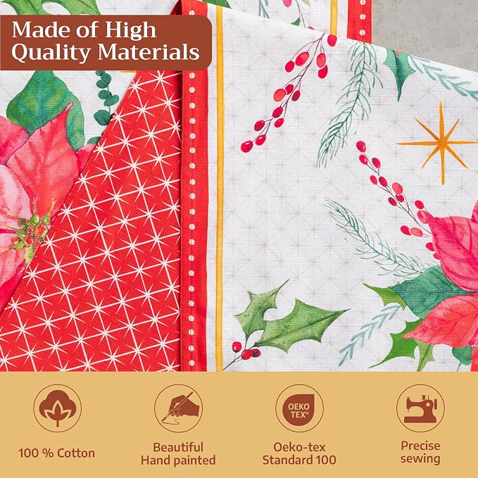 Maison d' Hermine Table Runner 100% Cotton 14.50" x 108" | Table Runners 108 - Image 3