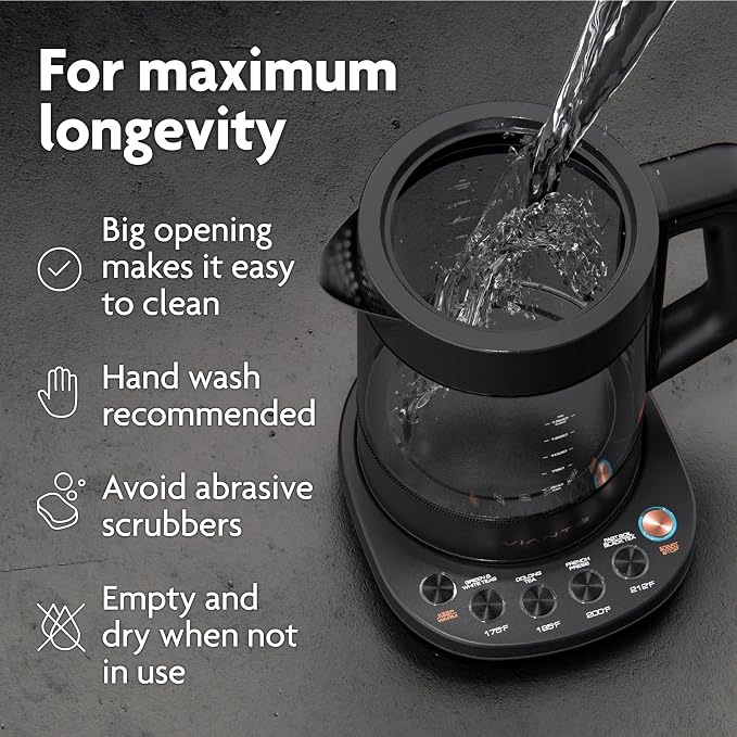 Viante Alba Electric Tea Kettle - Image 8