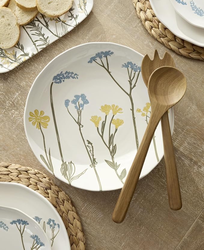 Lenox Dinnerware Set, Wildflowers Salad Bowl - Image 3