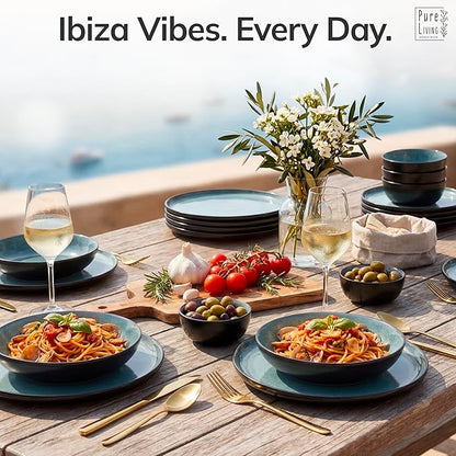 16 Piece Stoneware Dinnerware Set - Image 2