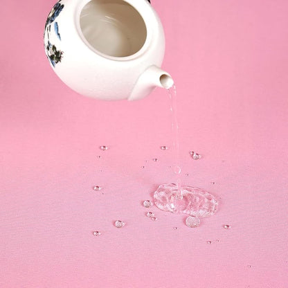 MEANMOY Pink Table Runner 36 Inches Long Waterproof Washable Table Runners | - Image 4