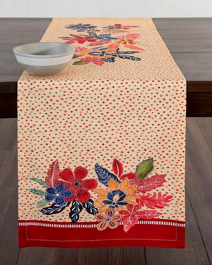 Maison d' Hermine Table Runner 100% Cotton 14.50" x 72" | Table Runners 72 - Image 9