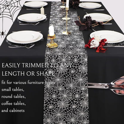 Snowkingdom Halloween Table Runner, Themed Party - Image 8