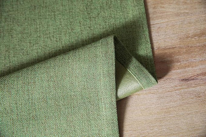 Burlap Style Farmhouse Table Runner, 14x36 Inches Grass Green | Thick Durable - Image 7
