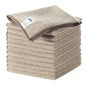 MR.SIGA Microfiber Cleaning Cloths, All-Purpose Surface Microfiber Towels, Streak Free Cleaning Rags, Pack of 12, Wheat, Size 32 x 32 cm(12.6 x 12.6 inch)