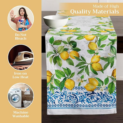 Maison d' Hermine Table Runner 100% Cotton 14.50" x 108" | Table Runners 108 - Image 3