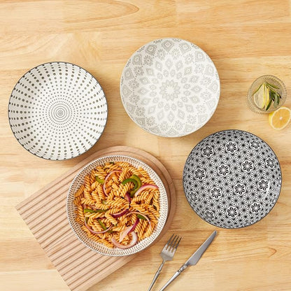 Signature Housewares 36 OZ Shallow Dinner Bowls/Deep Plates Perfect - Image 8