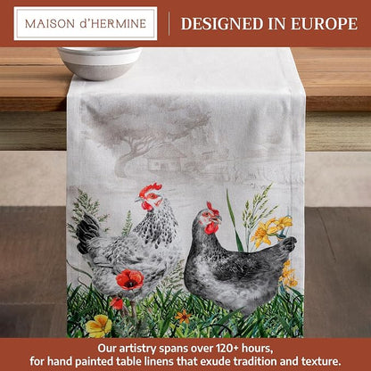 Maison d' Hermine Table Runner 100% Cotton 14.50" x 72" | Table Runners 72 - Image 2