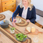 Homespice Russet Braided Oval Table Runner, Warm Country Decor, Multicolor 11x36 - Jute Dining Table Accessories - Rich Colors, Easy to Clean, Durable and Protects Furniture