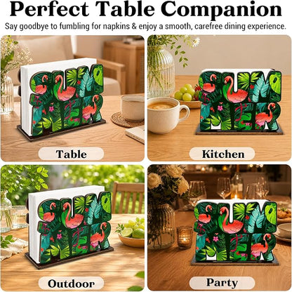 Summer Decor Wood Napkin Holder - Image 6