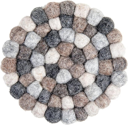 Round Felt Ball Coasters - Image 7