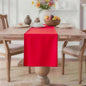 MEANMOY Red Table Runner 36 Inches Long Waterproof Washable Table Runners | by MEANMOY