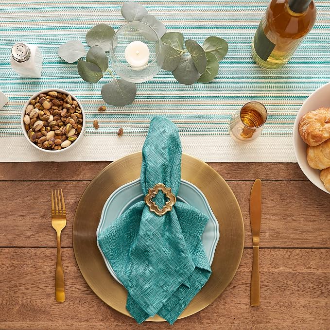 DII Variegated Tabletop Collection, Napkin Set, 6 Piece - Image 5