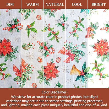 Maison d' Hermine Cloth Napkins Set of 4 100% Cotton for Thanksgiving Christmas Decorations Everyday Reusable Square Fall Napkins Cloth Washable Dinner Party (Chromo, 20"x20")