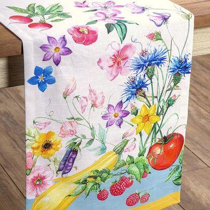 Maison d' Hermine Table Runner 100% Cotton 14.50" x 72" | Table Runners 72 - Image 9