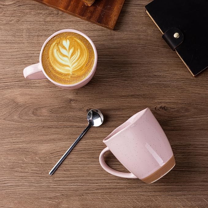 AmorArc 12oz Coffee Mugs, Ceramic Coffee Mugs set of 4 - Image 3