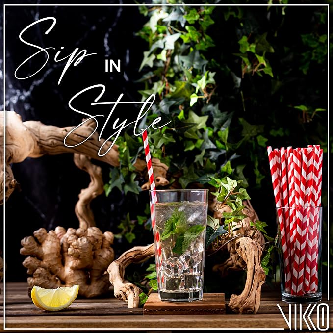 Vikko Drinking Glasses, 11 Ounce Large Glass Cups, Durable Glasses Set of 12 - Image 5