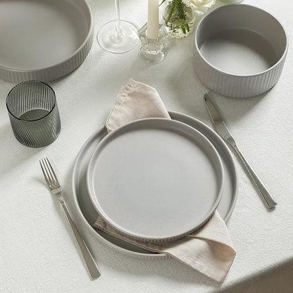 Stone Lain Haven Modern Stoneware 4 Piece Salad Plates Sets, Dish Set - Image 3