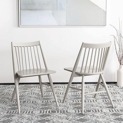 Safavieh Home Collection Wren Grey 19-inch Spindle Dining Chair (Set of 2)