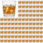 Yungyan 100 Pcs Plastic Clear Whiskey Glasses, 10 oz Unbreakable Reusable Old by Yungyan