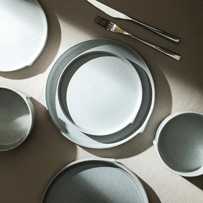 Stone Lain Bao 4-Piece Dinner Plate Set Stoneware - Image 4