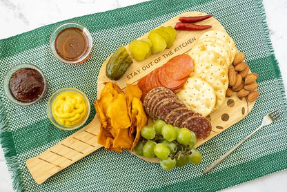 Fox Run Pickleball Paddle Charcuterie Boards, 14.5" x 7.5" - Image 4
