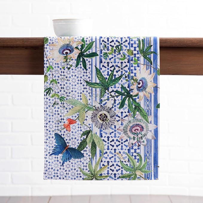 Maison d' Hermine Table Runner 100% Cotton 14.50" x 108" | Table Runners 108 - Image 9