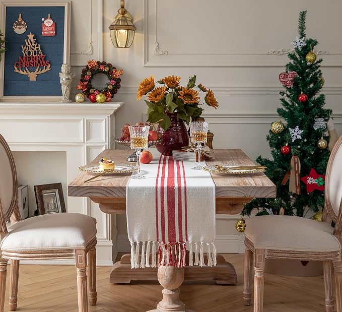 Caflife Christmas Table Runner 13 x 90 Inch - Image 3