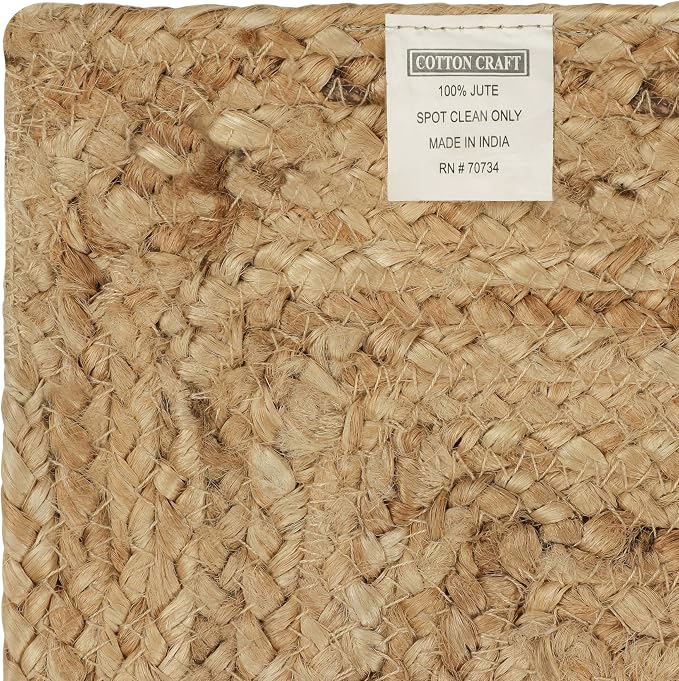 COTTON CRAFT Jute Braided Table Runner - Image 8