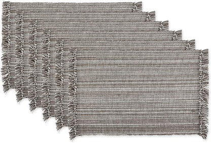 DII Variegated Tabletop Collection, Placemat Set3x19, 6 Piece by DII